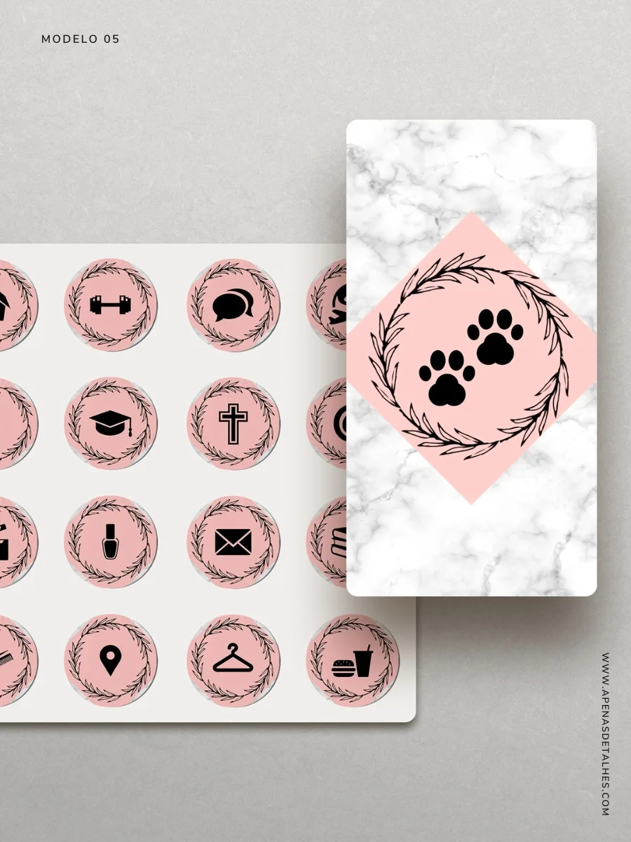 Capas para destaques do Instagram para baixar gratuitamente