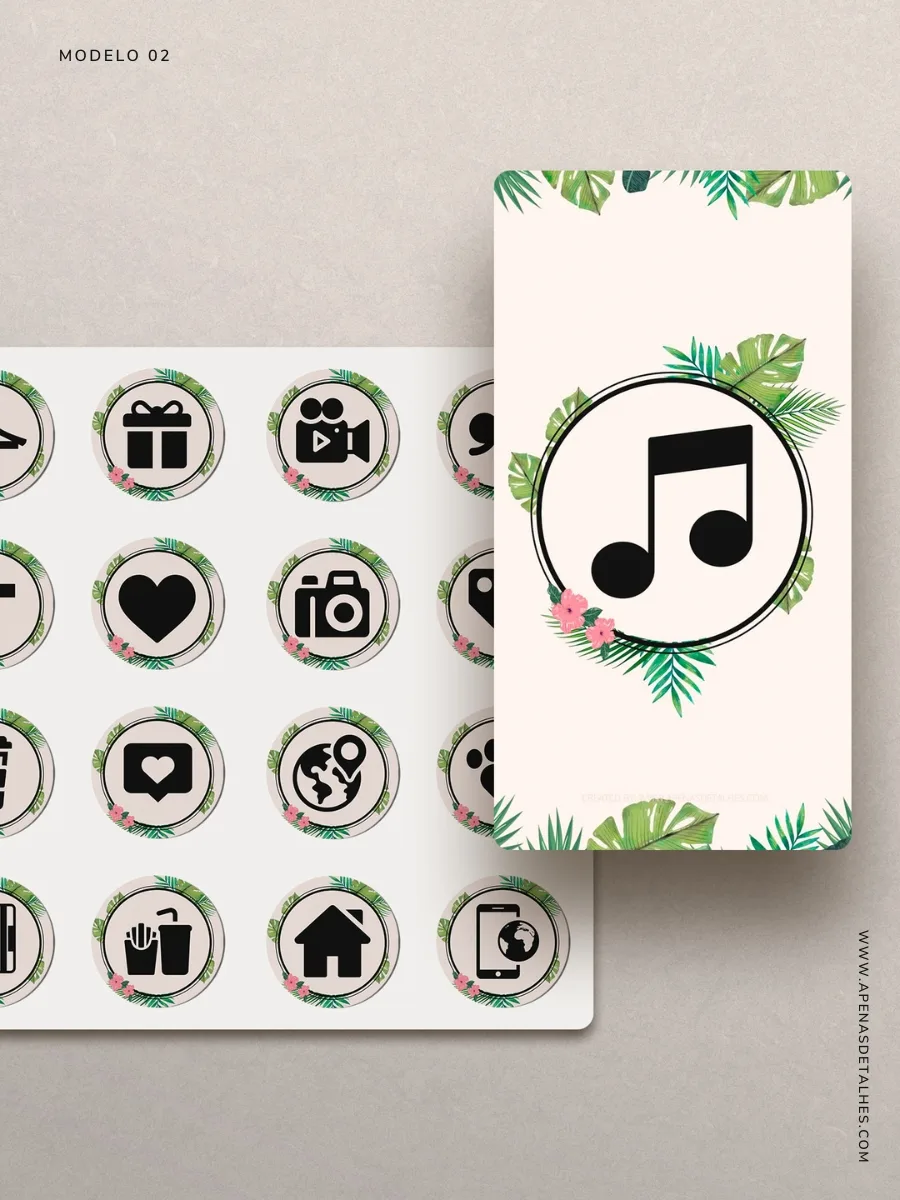 Capas para destaques do Instagram para baixar gratuitamente