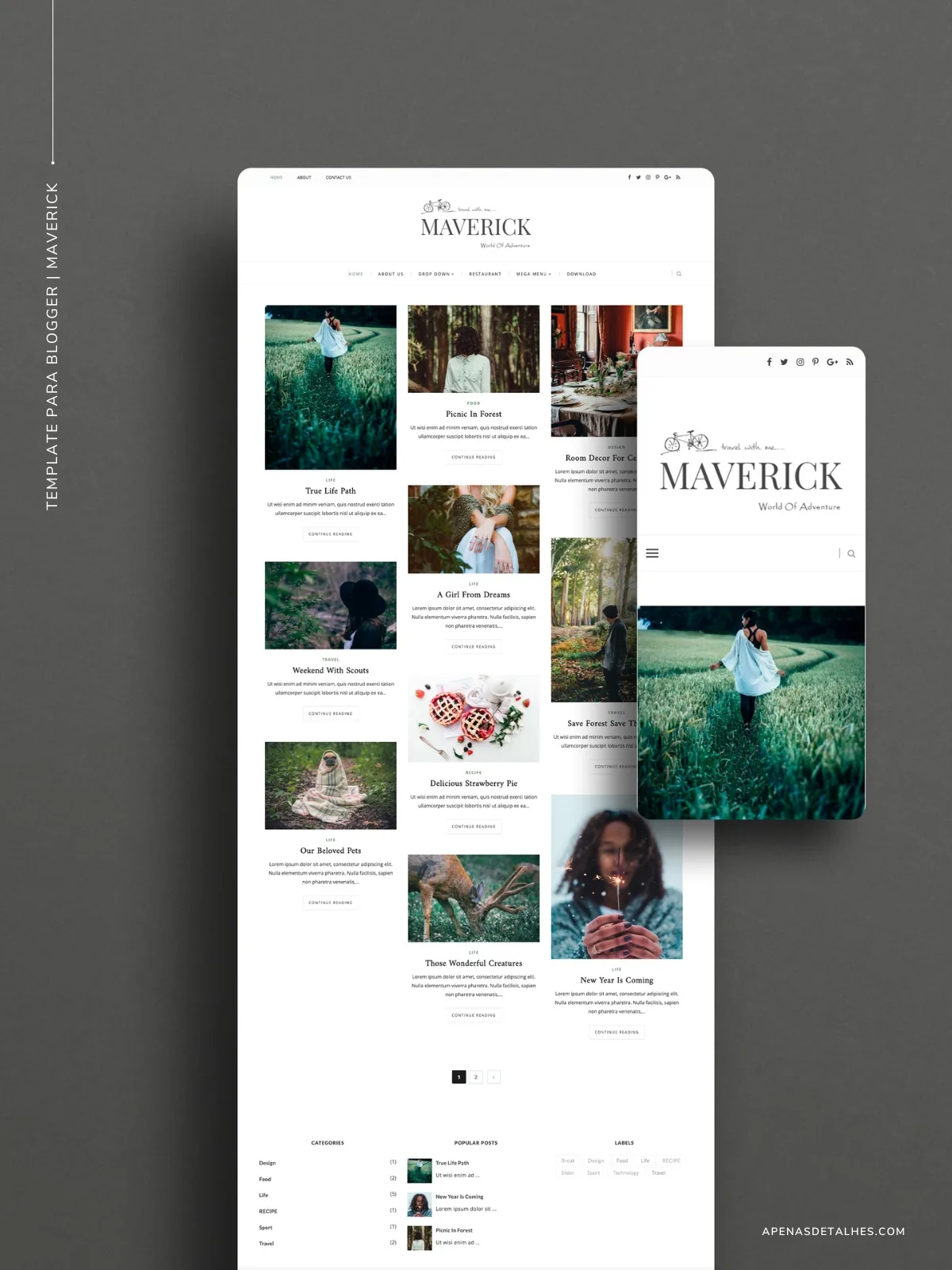 Layouts para Blogger | Templates gratuitos e responsivos