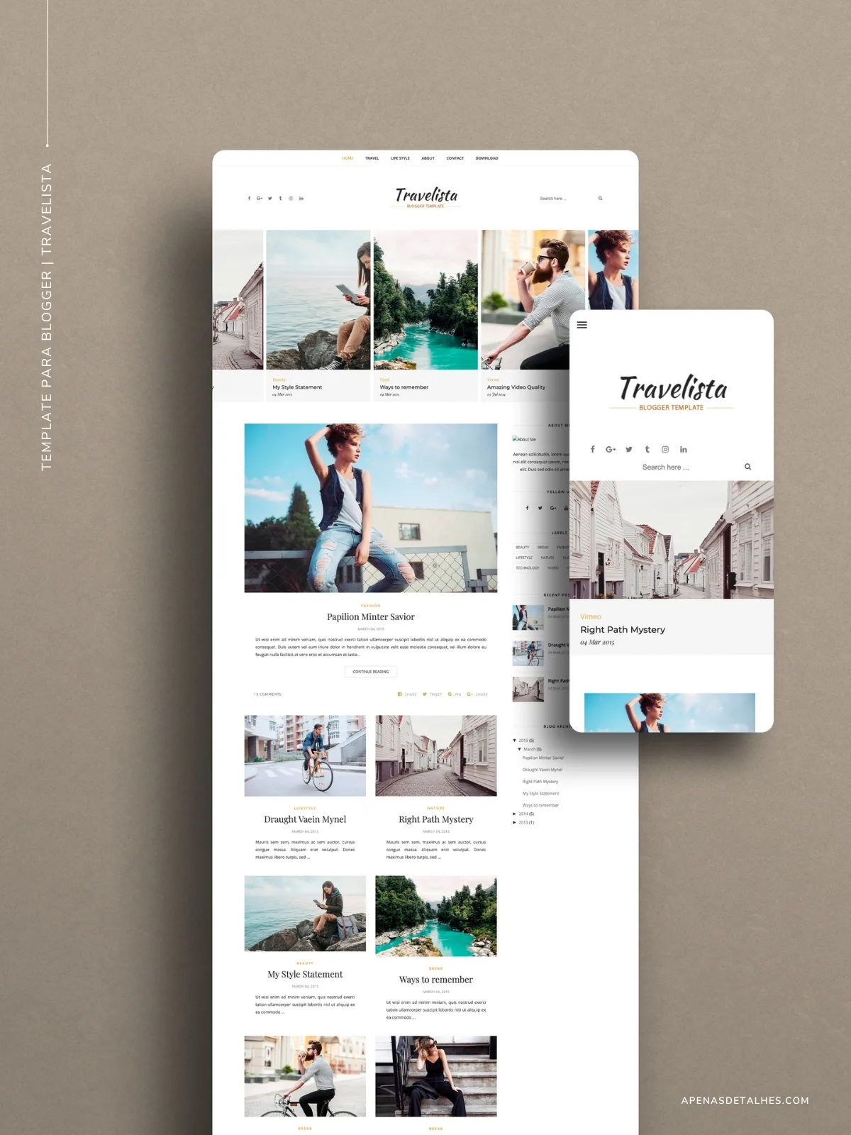 Layouts para Blogger | Templates gratuitos e responsivos