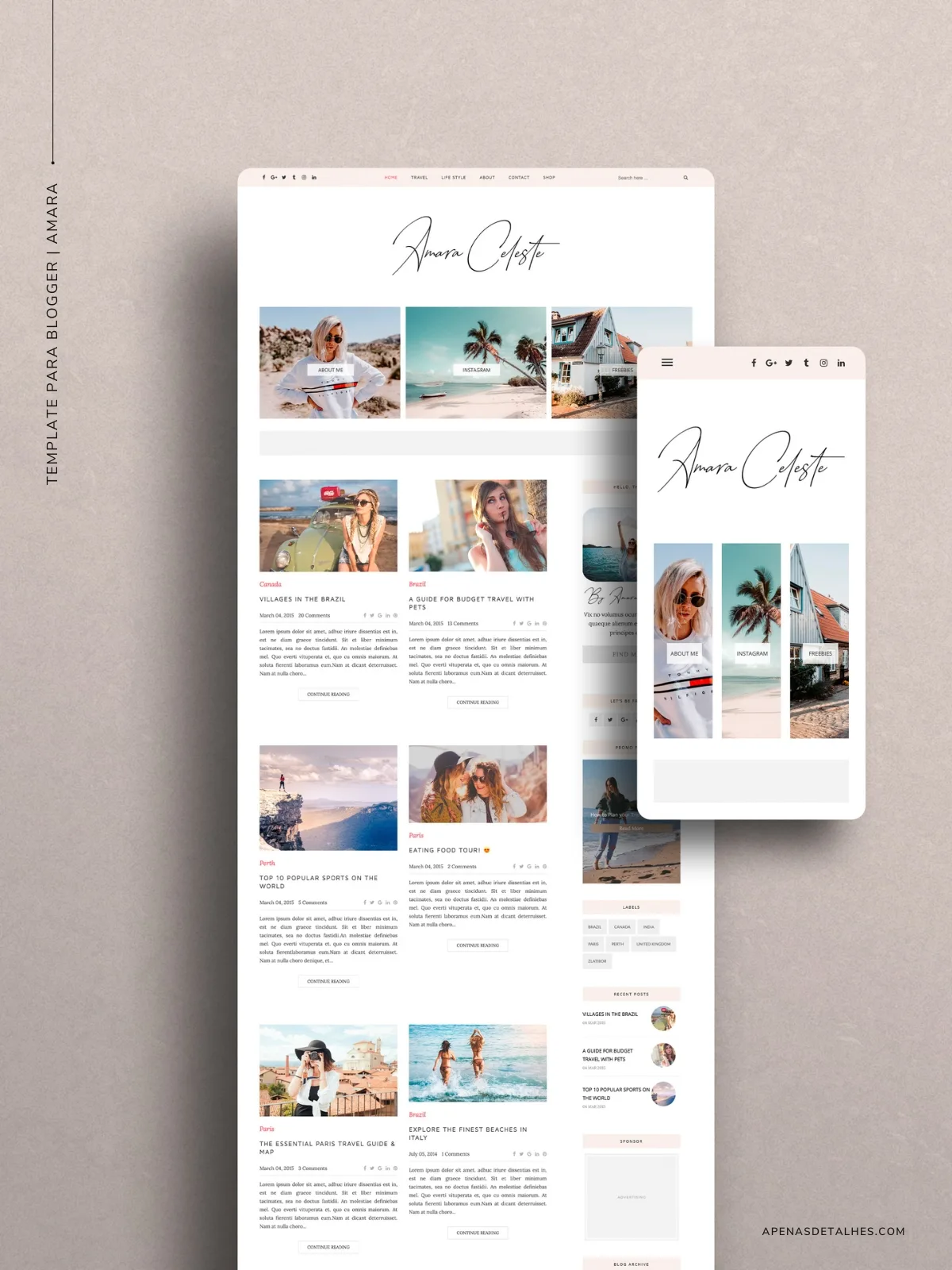 Layouts para Blogger | Templates gratuitos e responsivos