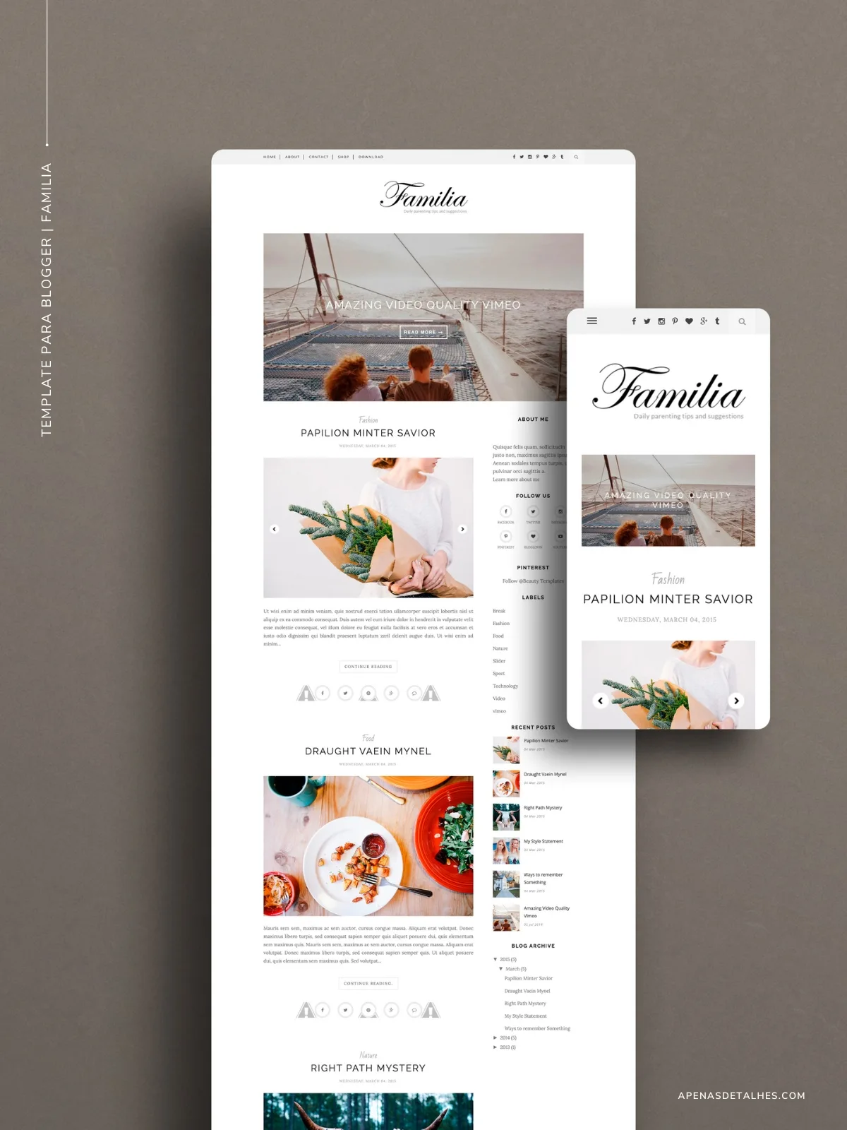 Layouts para Blogger | Templates gratuitos e responsivos