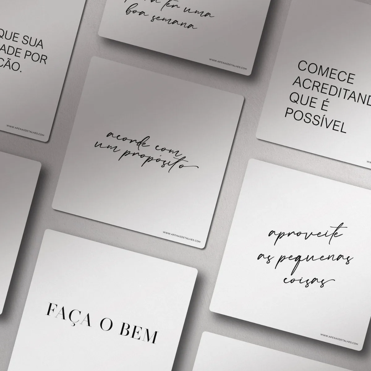 Templates gratuitos para Instagram branco
