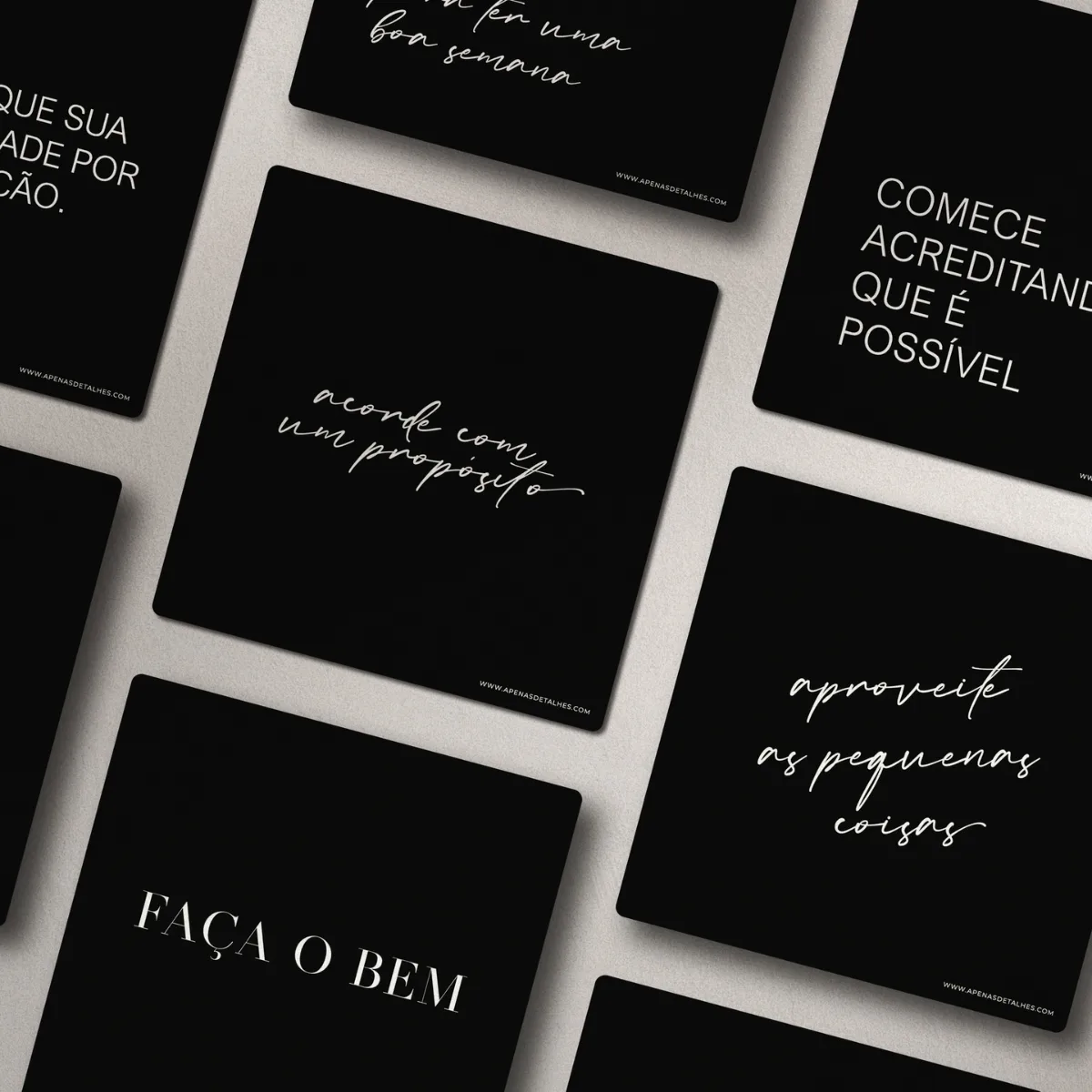 Templates gratuitos para Instagram preto