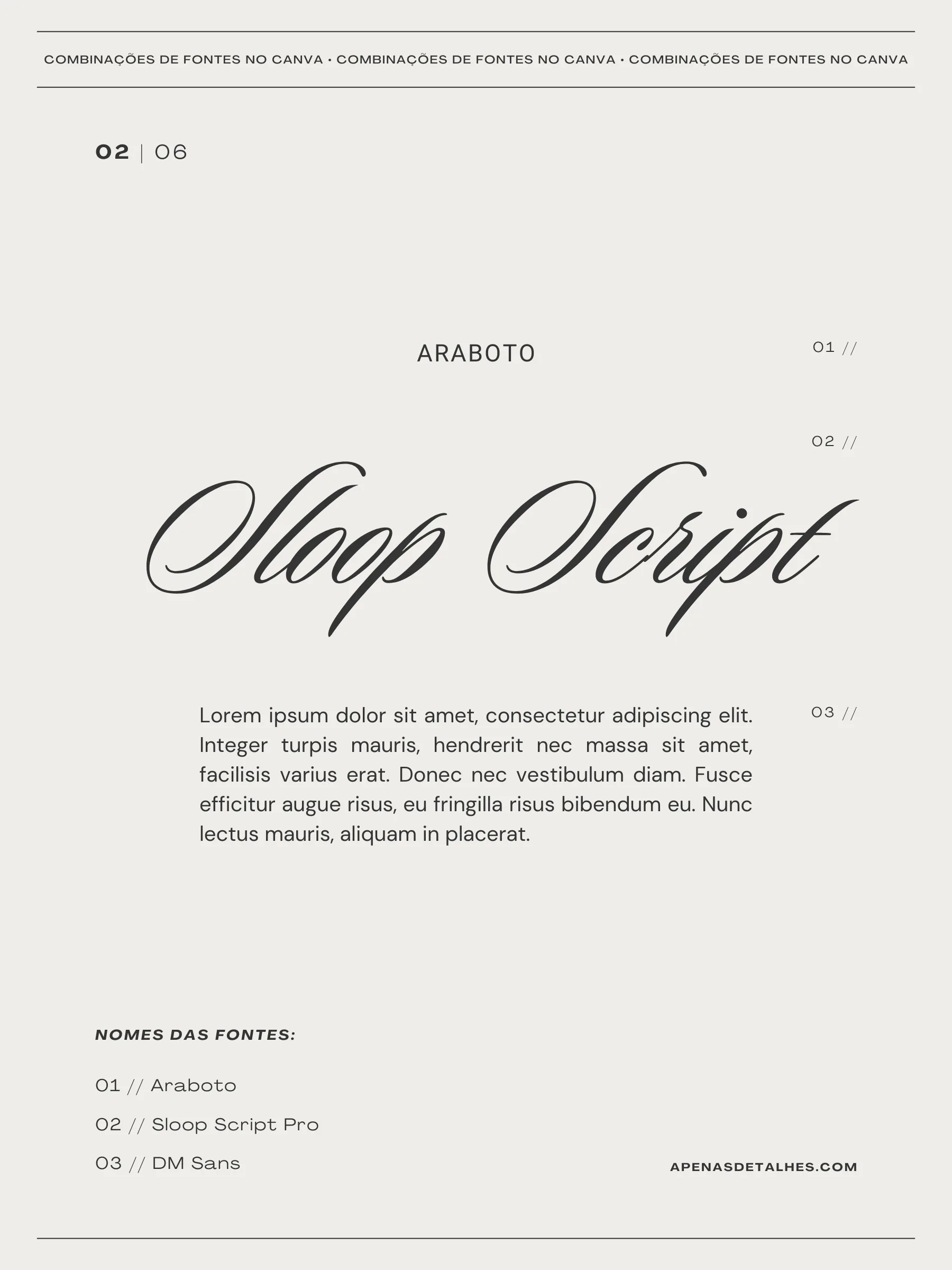Combinações de fontes elegantes para usar no canva