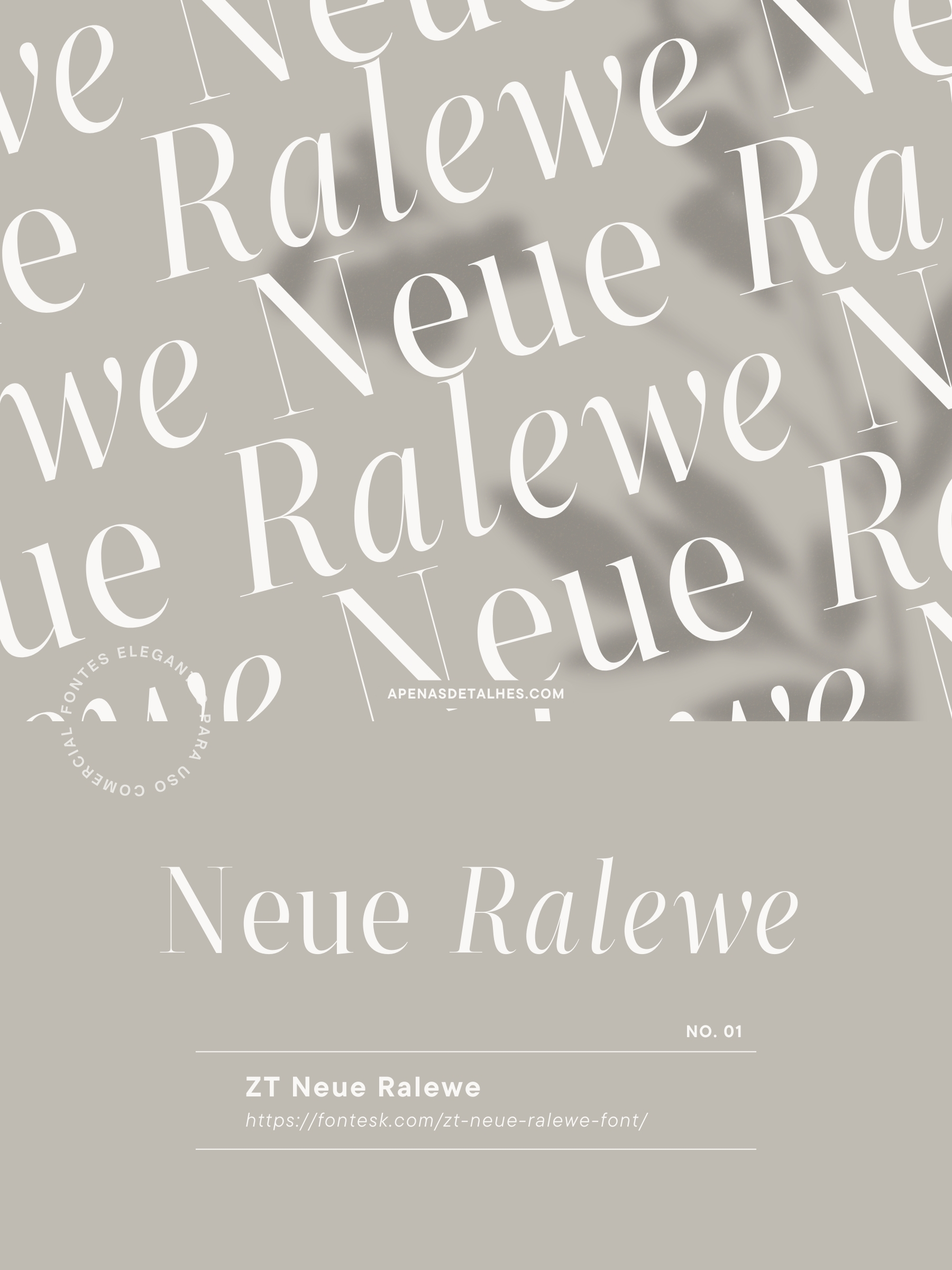 10 fontes elegantes e gratuitas para uso comercial - Neue Ralewe