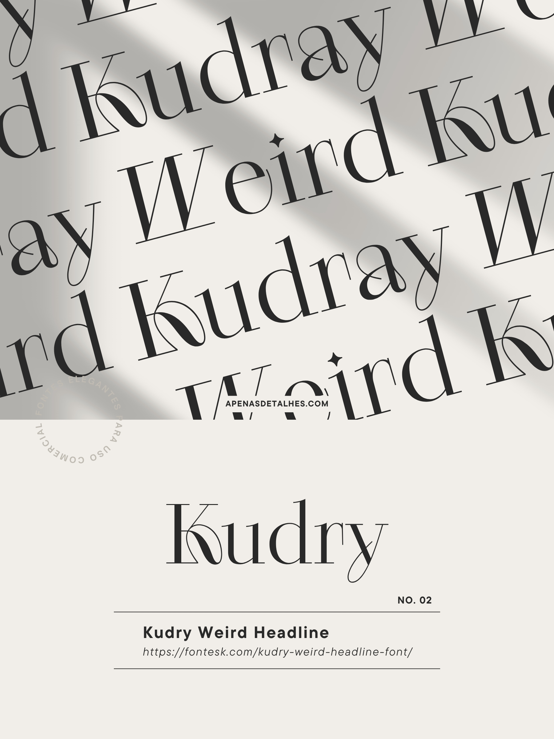 10 fontes elegantes e gratuitas para uso comercial - Kudry