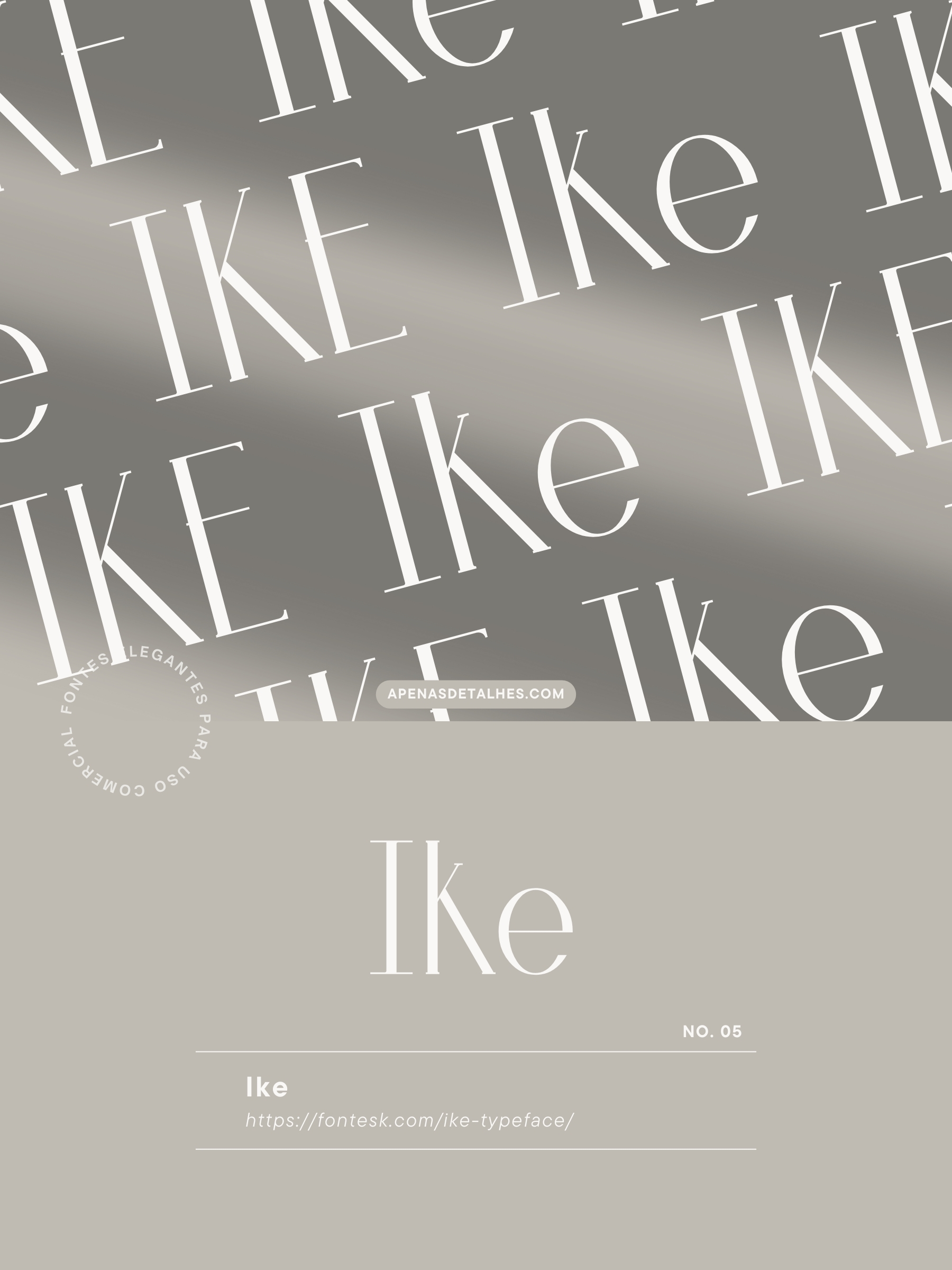 10 fontes elegantes e gratuitas para uso comercial - Ike