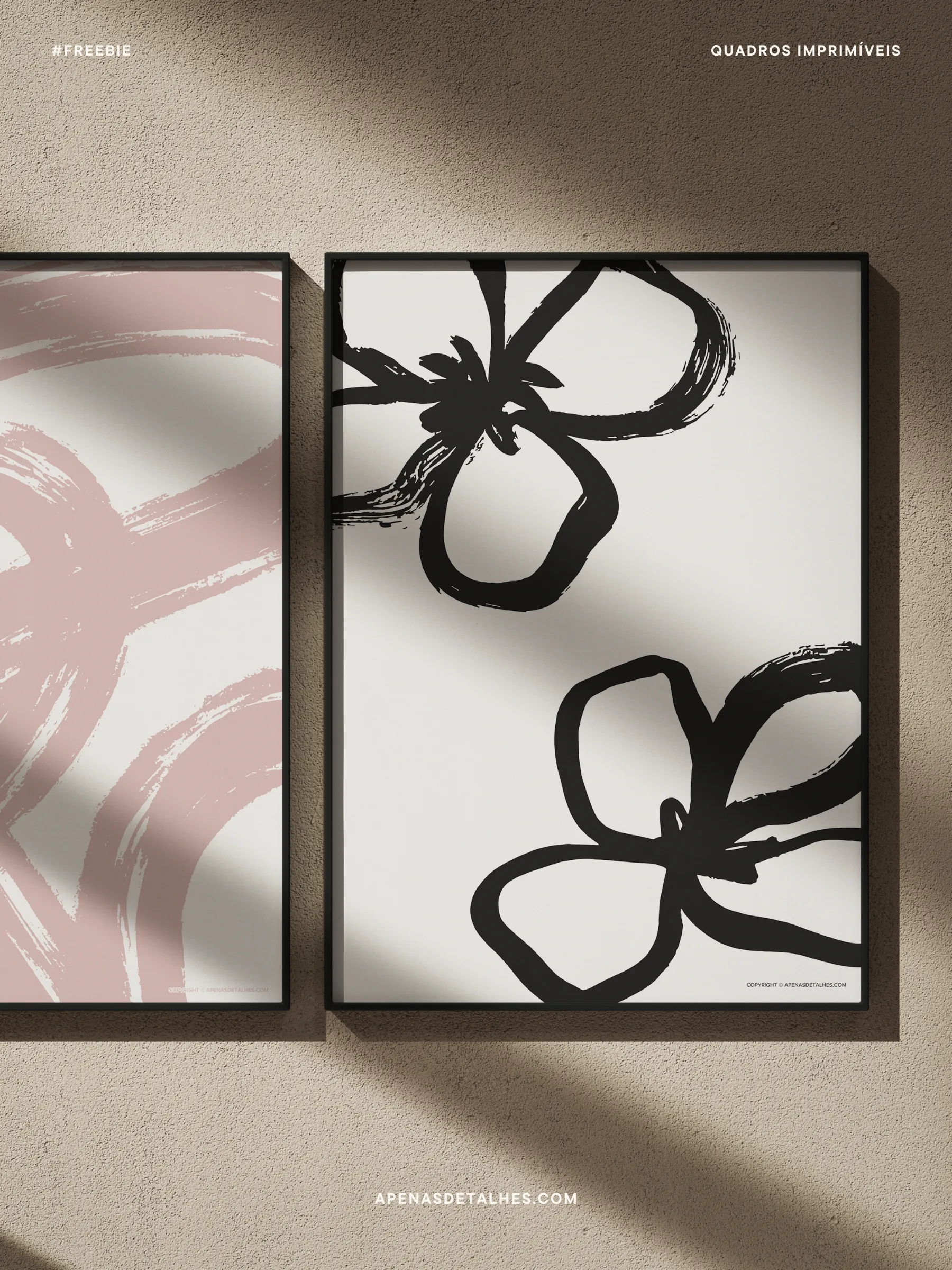 Quadros imprimíveis para baixar e decorar