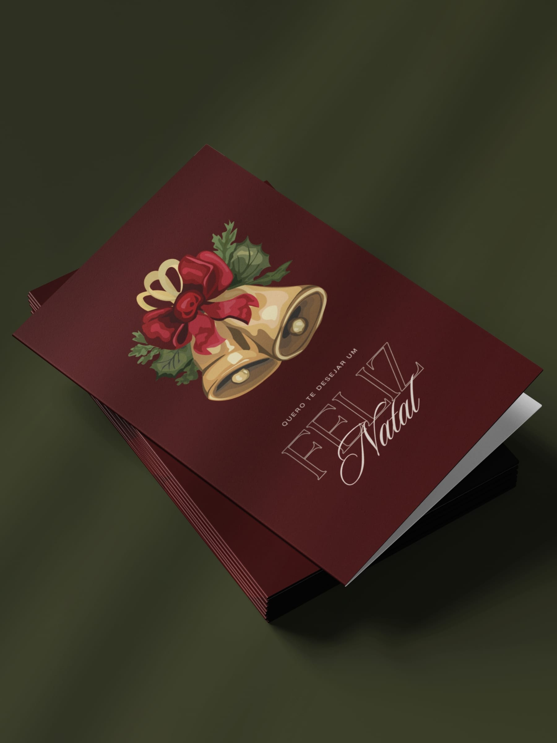 Cartão de Natal para imprimir – 6 modelos grátis