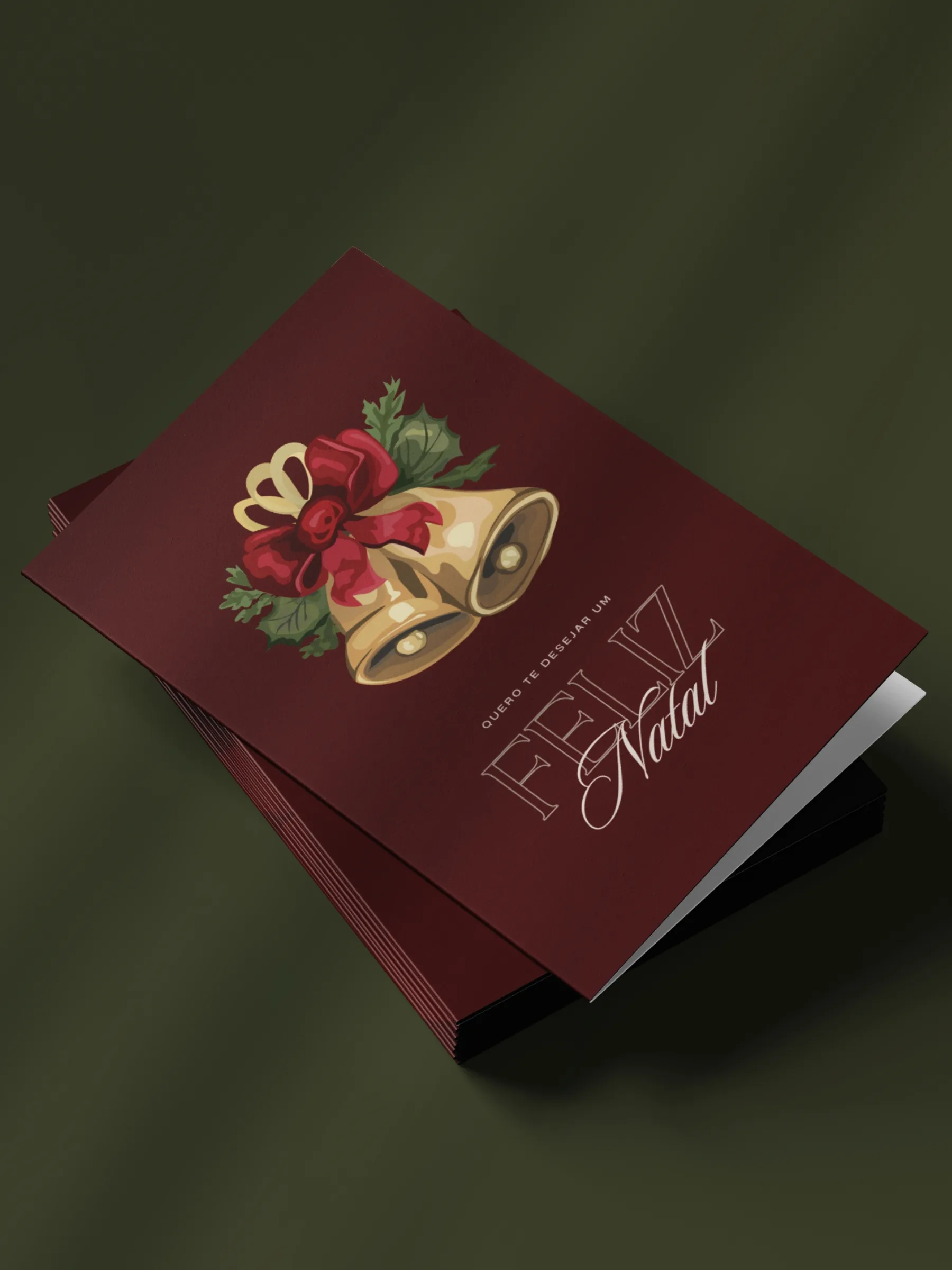 Cartão de Natal para imprimir – 6 modelos grátis