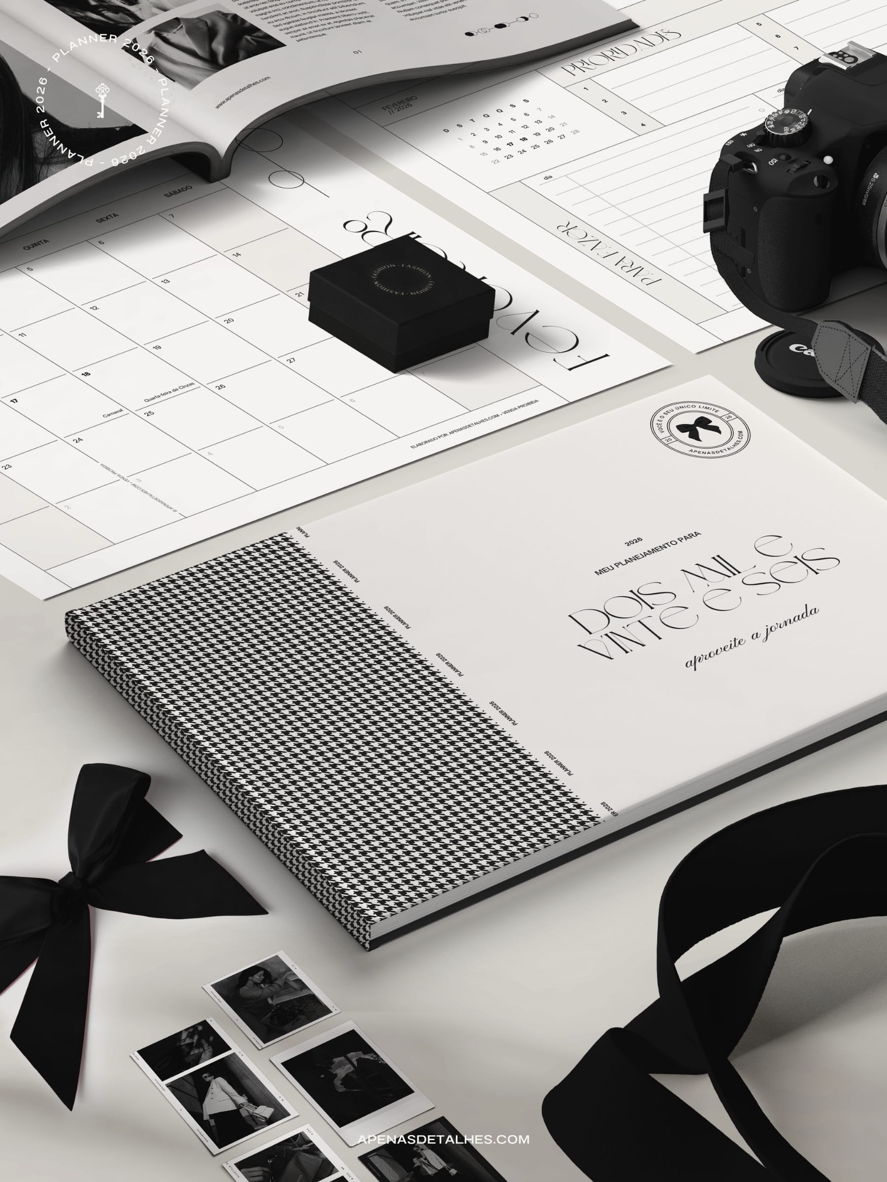 Planner 2026 grátis para baixar e imprimir - em pdf