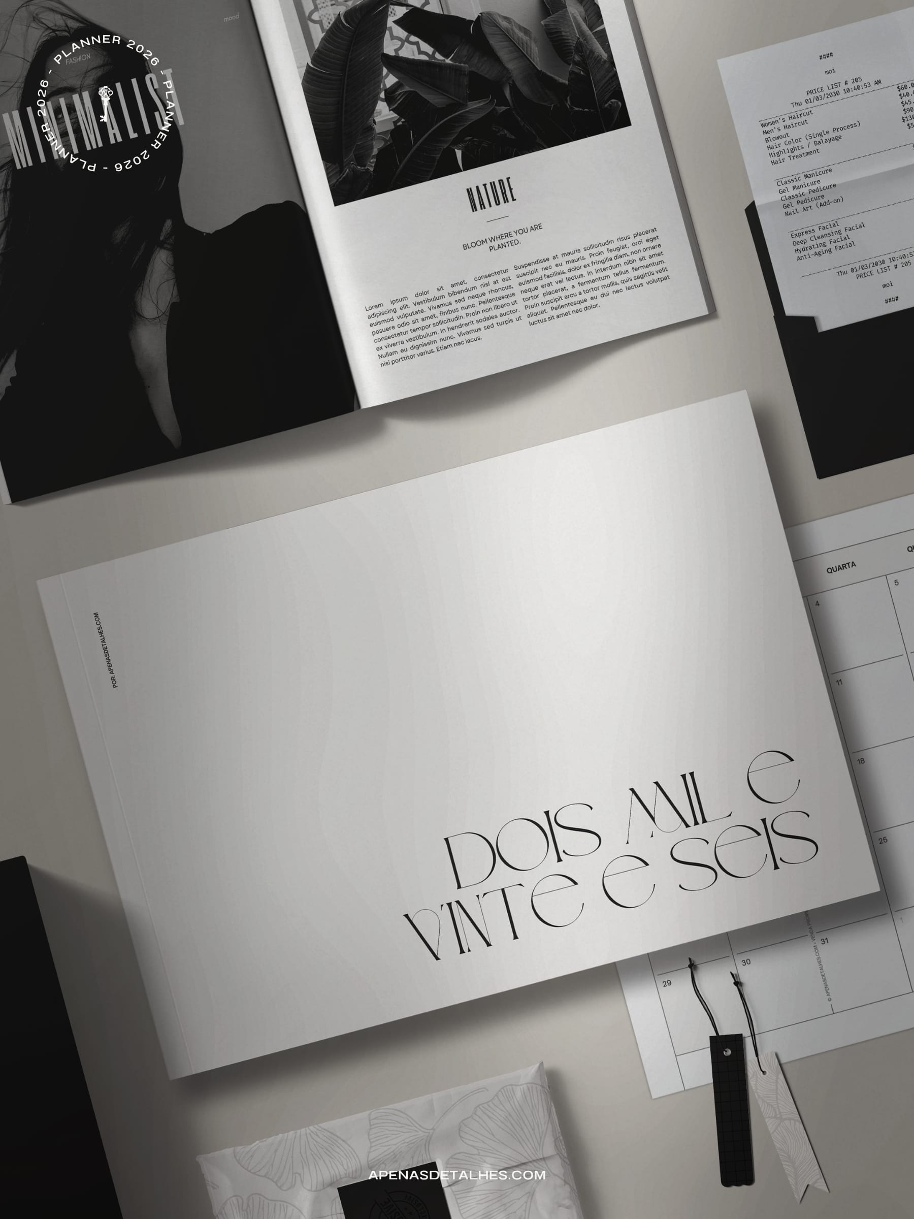 Planner 2026 grátis para baixar e imprimir - em pdf