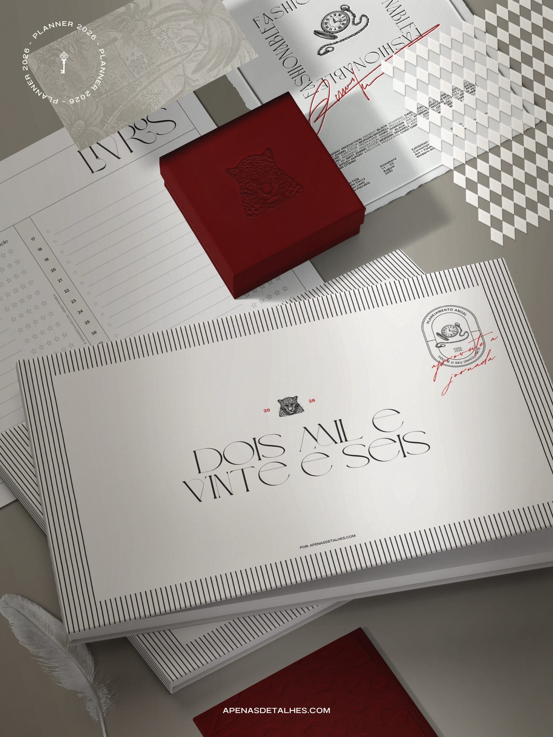 Planner 2026 grátis para baixar e imprimir - em pdf