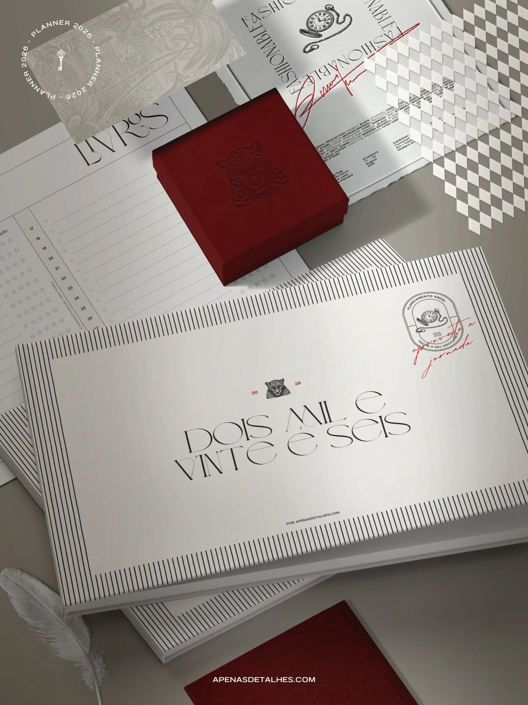 Planner 2026 grátis para baixar e imprimir - em pdf
