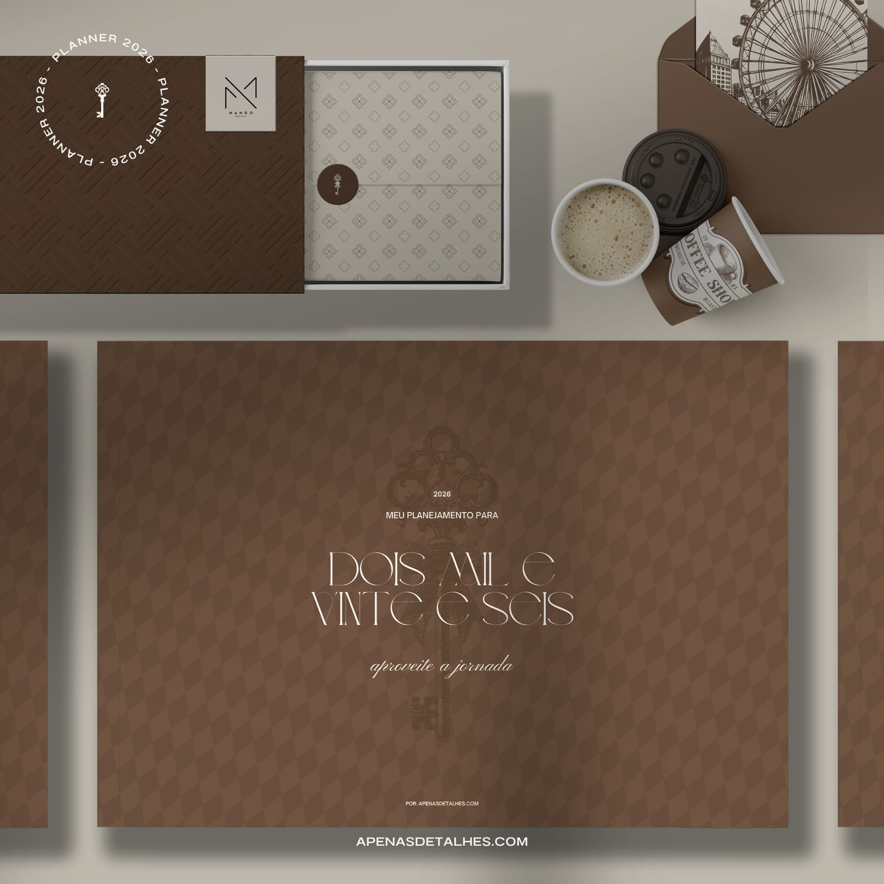 Planner 2026 grátis para baixar e imprimir - em pdf